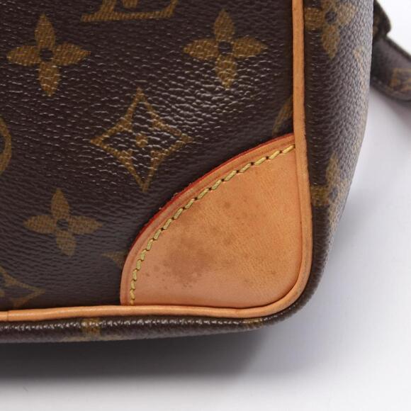 LOUIS VUITTON Brown Monogram Leather Shoulder Bag - Picture 10 of 11